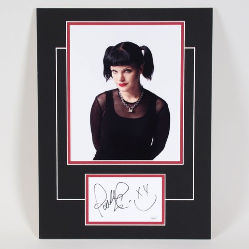 Pauley perrette signed cut - pauley,