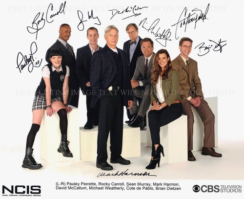 Ncis signed autograph 8x10 - ncis,